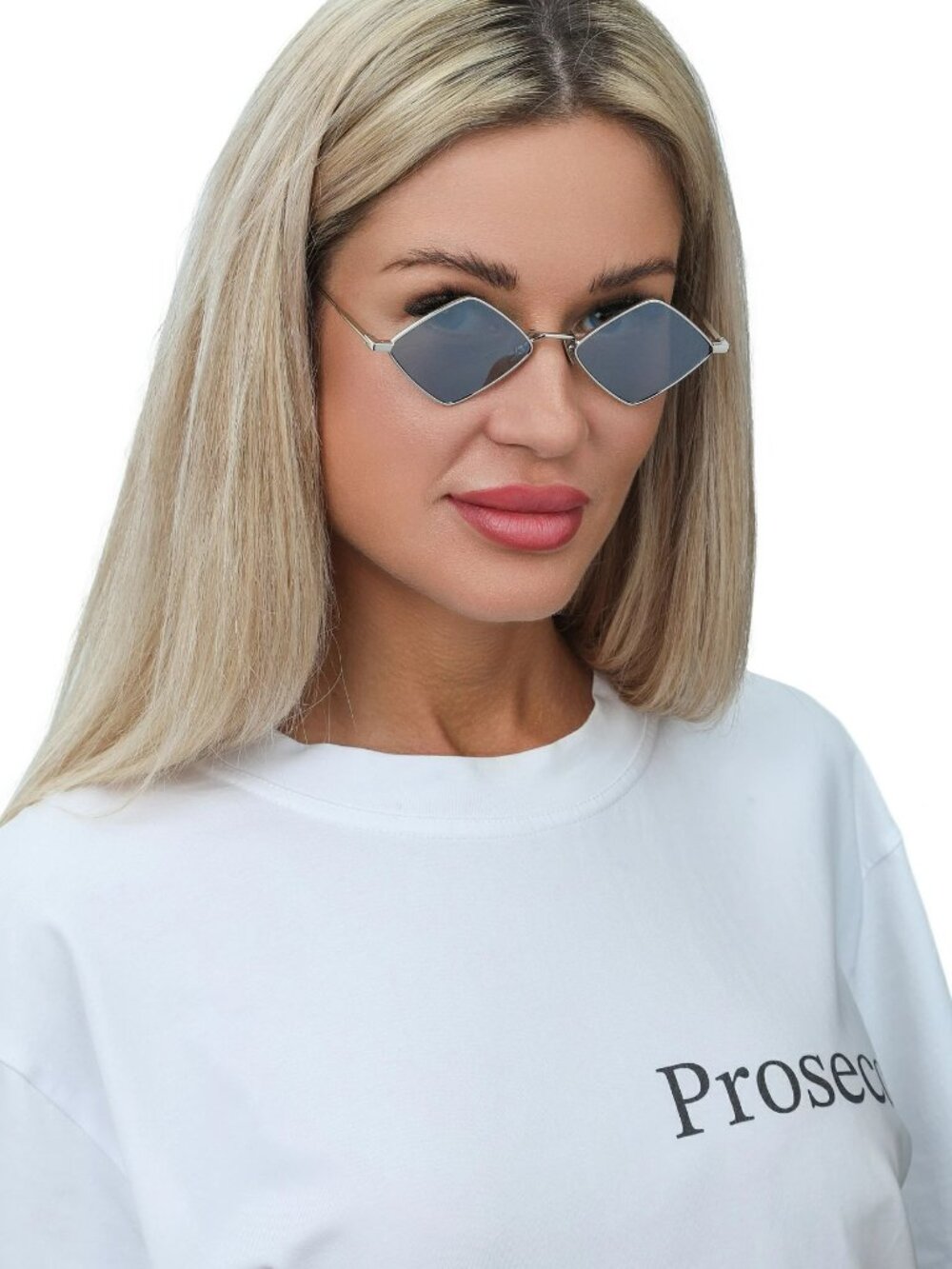 Saint Laurent Women Sunglasses Silver Flash SL302LISA 010 NEW AUTHENTIC - Picture 11 of 15